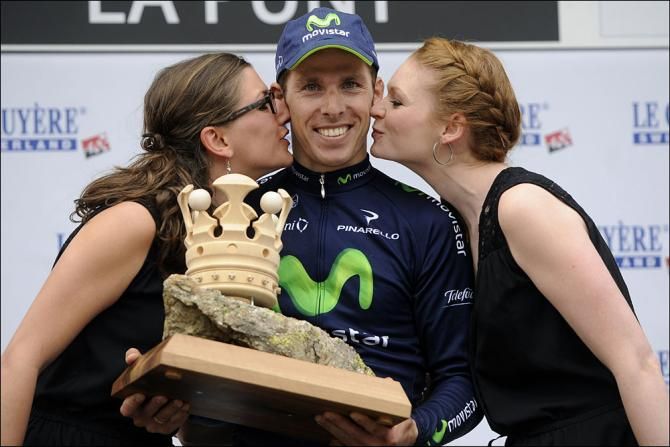 Stage winner Rui Costa (Movistar)