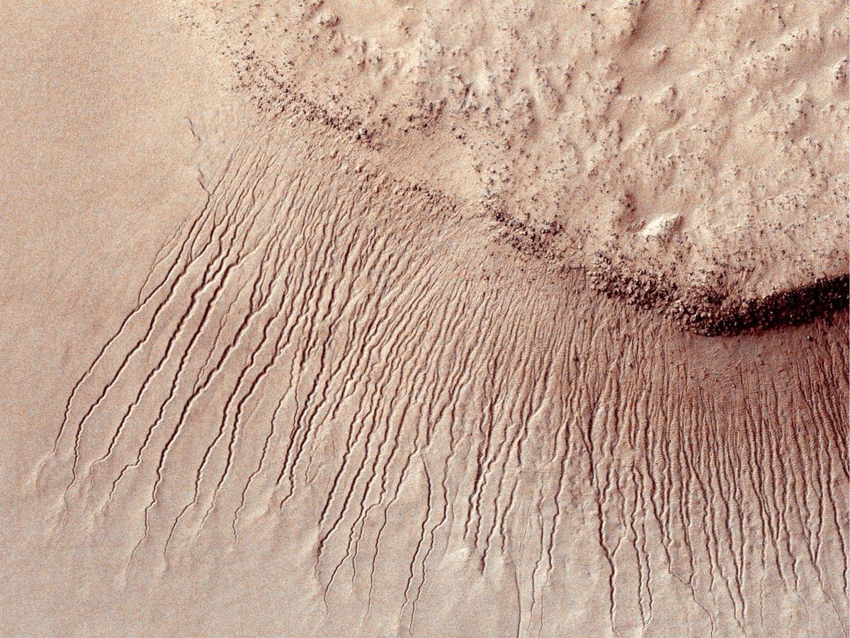 Mars land formations