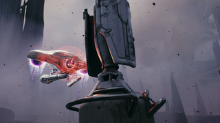 An image of a drone from Remnant 2's world N'Erud, where you find the Engineer archetype.