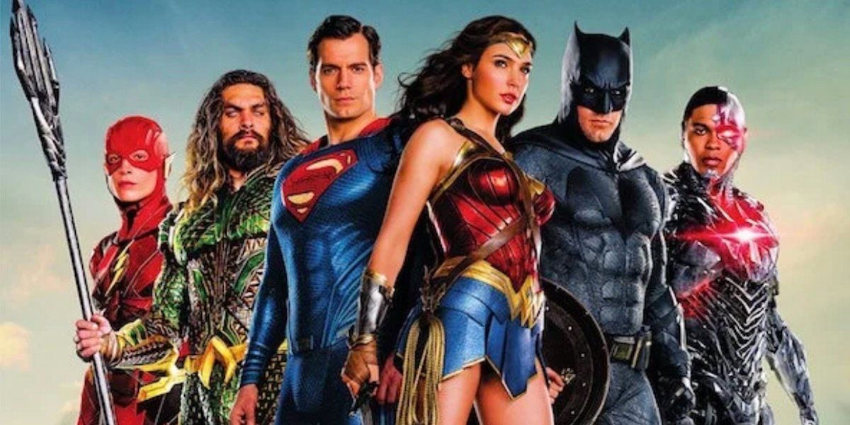 The cast of Justice League assembled