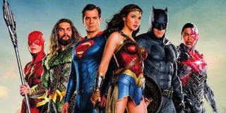 The cast of Justice League assembled