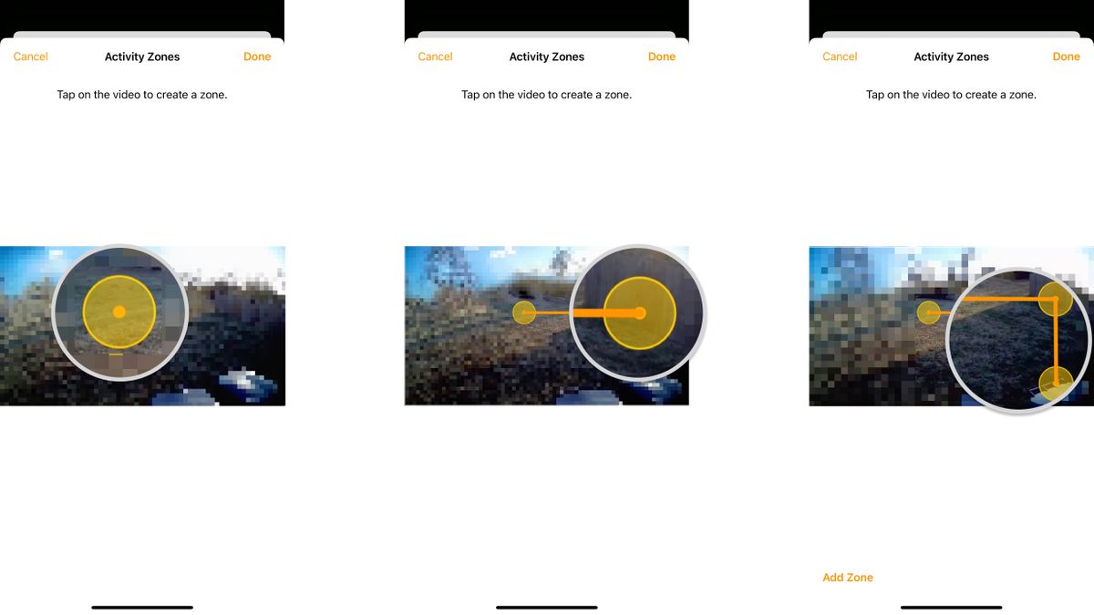 How to create Activity Zones with HomeKit Secure Video cameras in the