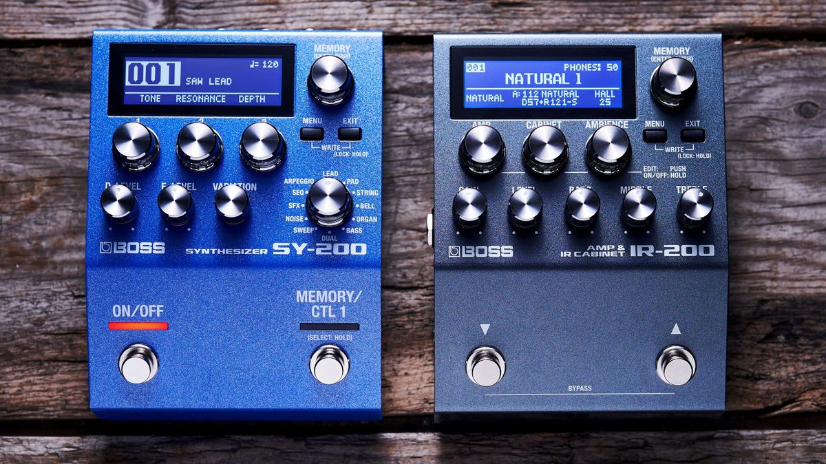 begrænse Konsekvent fire gange Boss Unveils SY-200 Synthesizer and IR-200 Amp & IR Cabinet Pedals |  GuitarPlayer