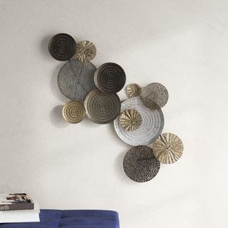 Traditional Abstract Wall Decor on Metal