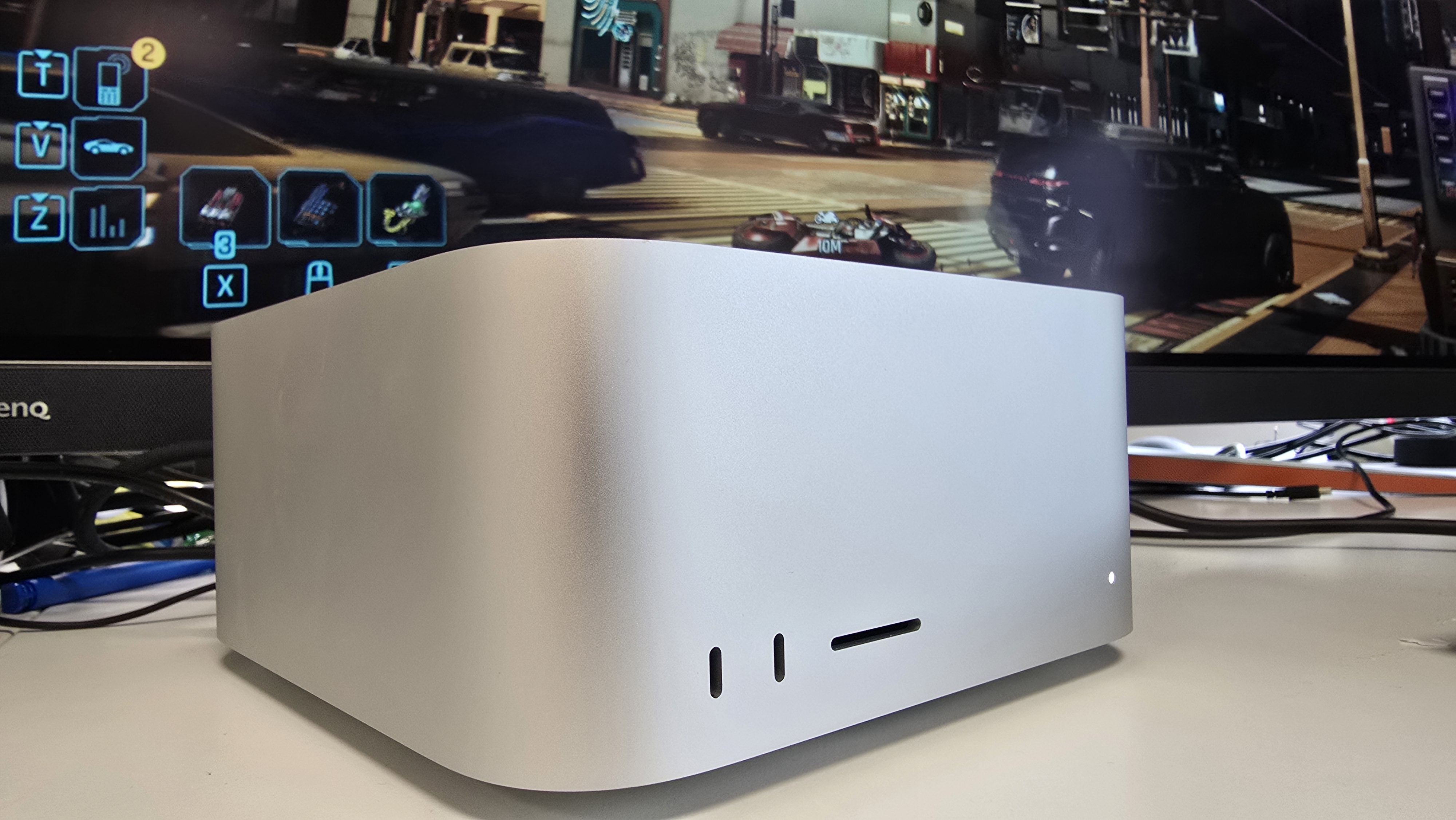 Mac Studio on desk
