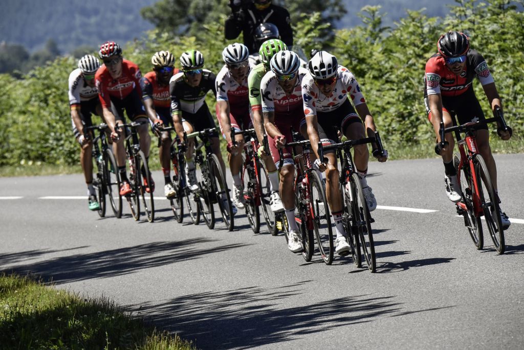 The breakaway on stage 15