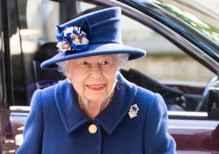 Queen Elizabeth II attends a service of Thanksgiving to mark the centenary of The Royal British Legion at Westminster Abbey
