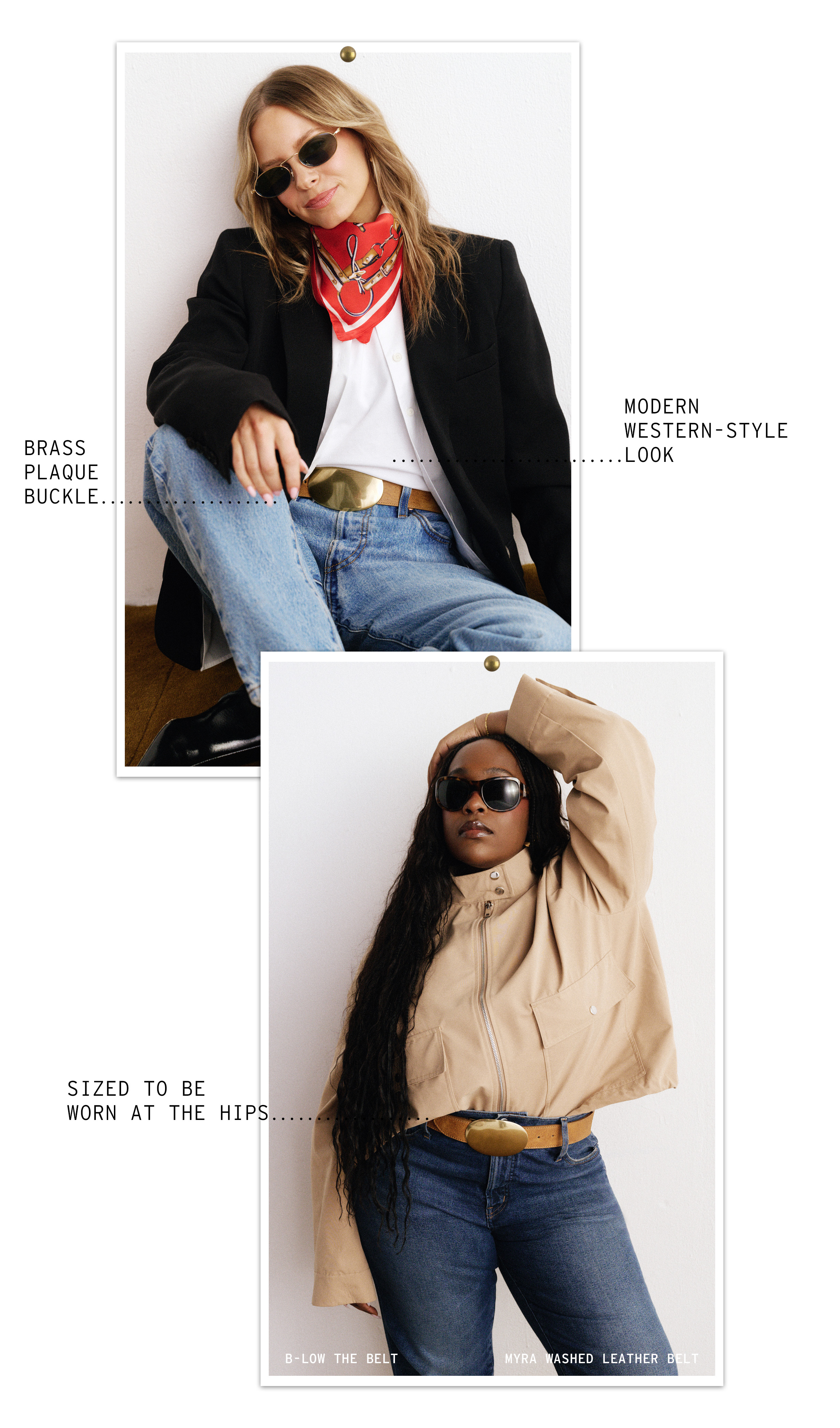 Who What Wear, The Great Try-On, Spring 2026: B-Low the Belt Myra Washed Leather Belt.