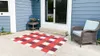 Ruggable Outdoor Gingham Plaid Rug