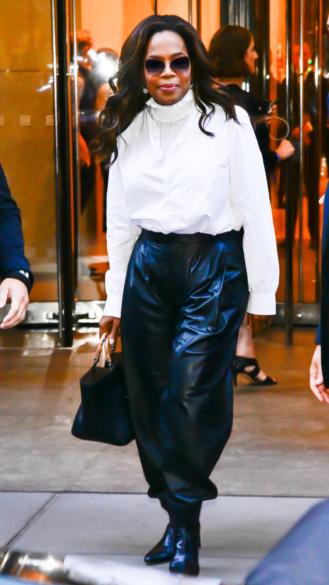 Oprah Winfrey at Ralph Lauren&#039;s New York Fashion Week show on September 10, 2025