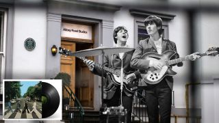 The Beatles, performing at a rehearsal for the 'Round The Beatles' TV show at the Rediffusion TV studios in Wembley, London, 27th April 1964.