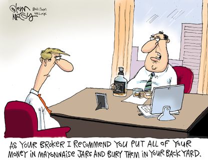 Editorial cartoon U.S. Business economy