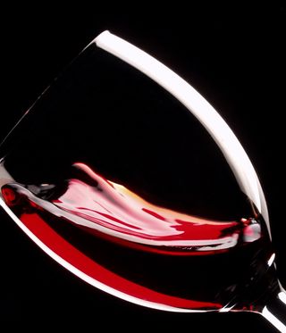 Red Wine in a Glass