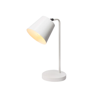 white desk lamp