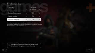 You can change Assassin's Creed Shadows Immersive Mode from the menu during a playthrough