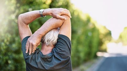 Stretching to stay active, essential for losing weight over 50
