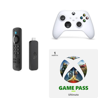 Xbox Controller + Amazon Fire TV Stick 4K + 1-month Game Pass Bundle
Was: $126.27
Now: $74.99 at Amazon