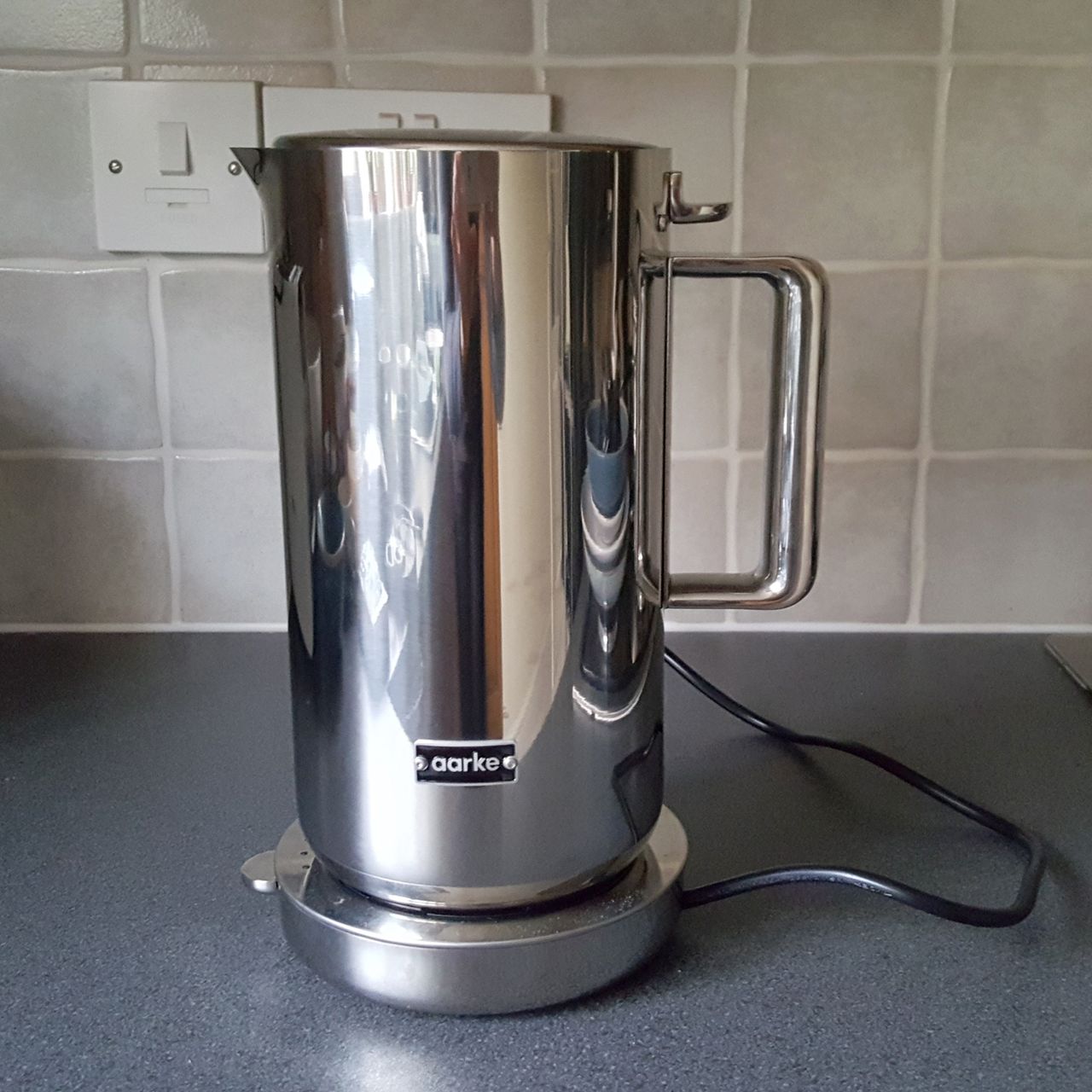 Testing the stainless steel Aarke kettle at home