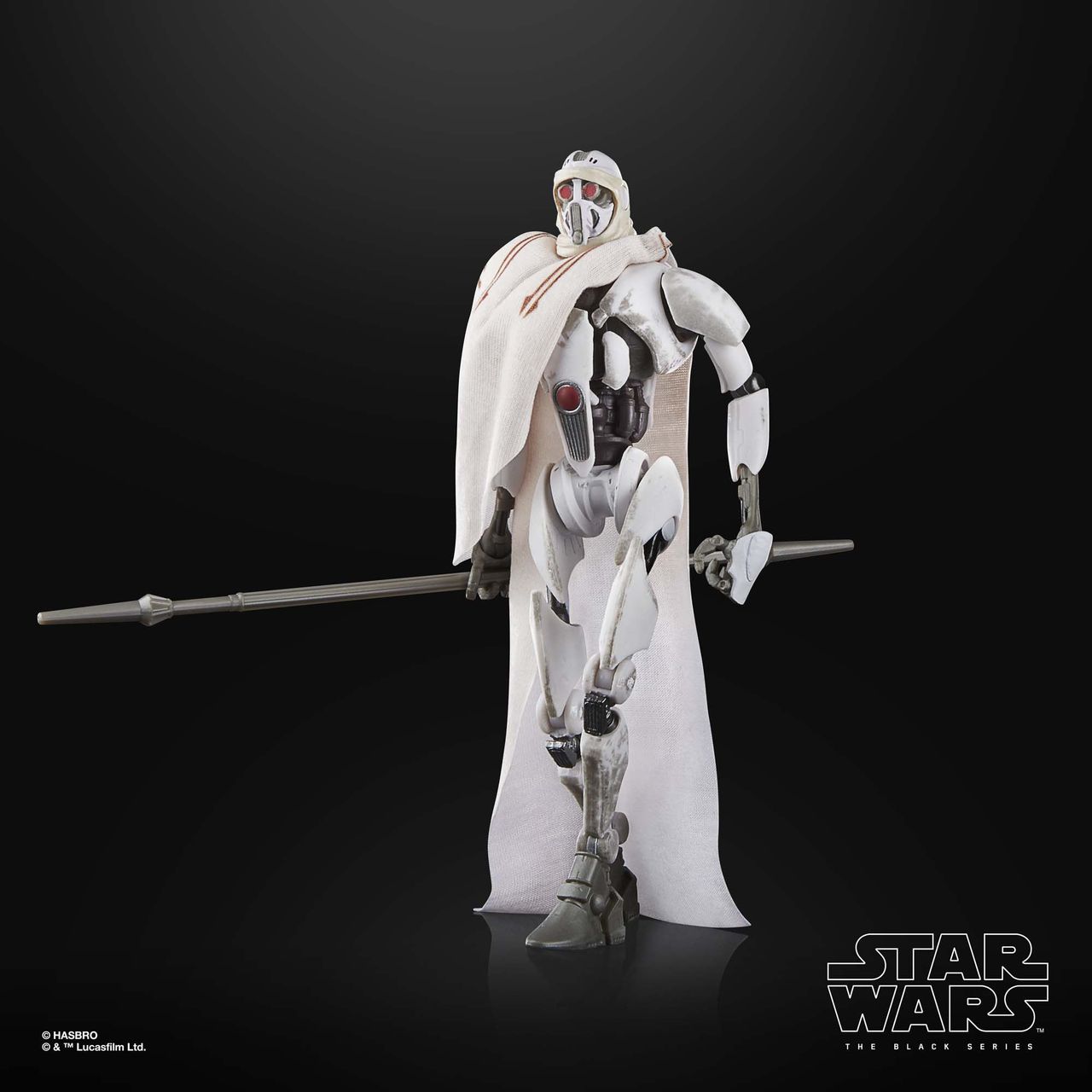 The Black Series Magnaguard action figure posed against a black background