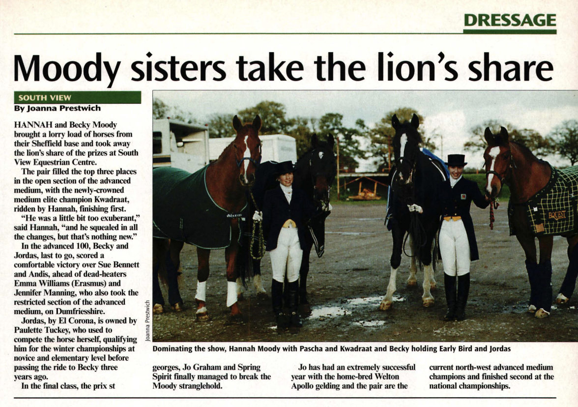 Becky Moody from the Horse &amp;amp; Hound archives