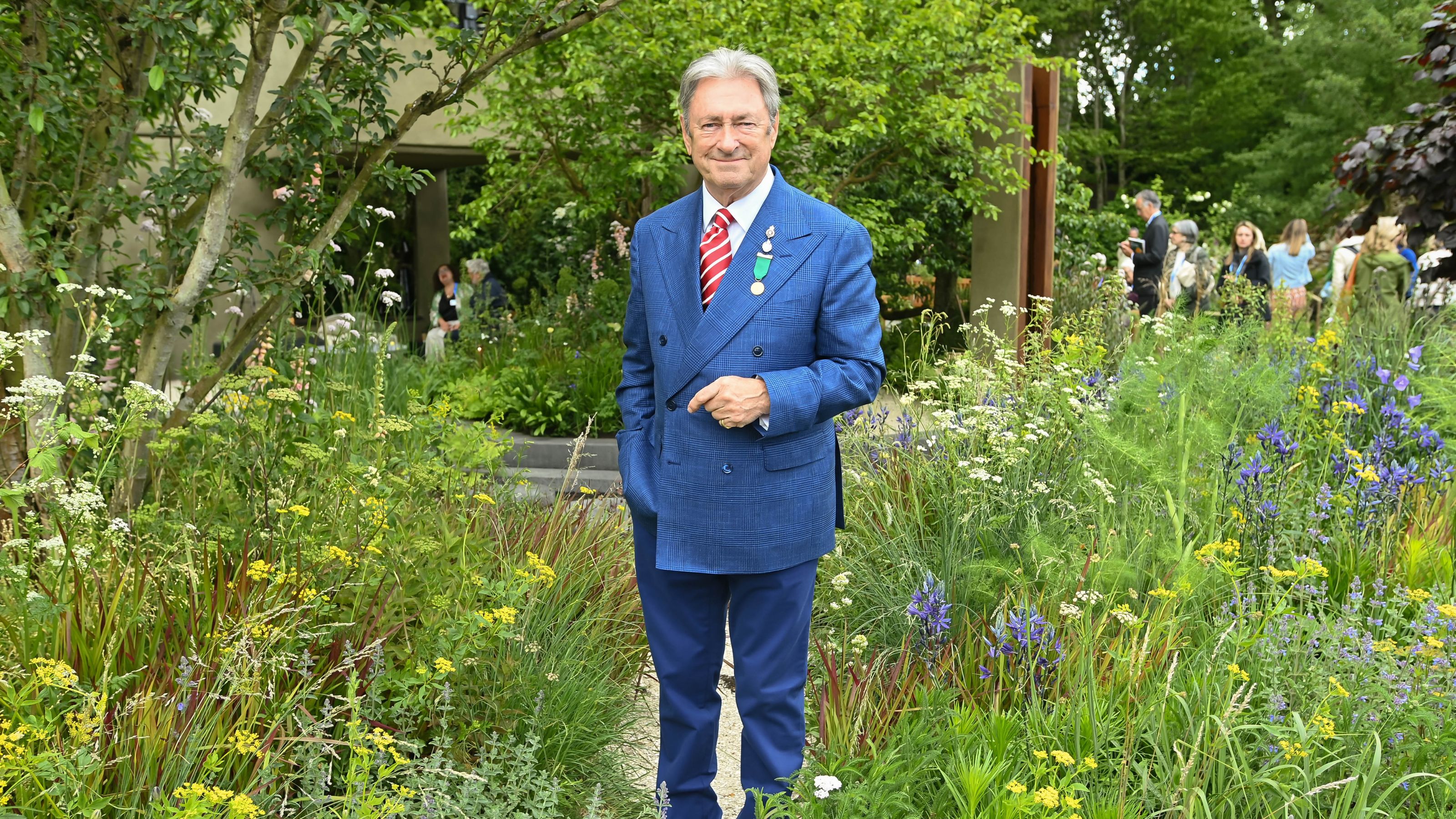 Alan Titchmarsh in The Killik &amp; Co 'A Seed in Time' Garden at the RHS Chelsea Flower Show 2026