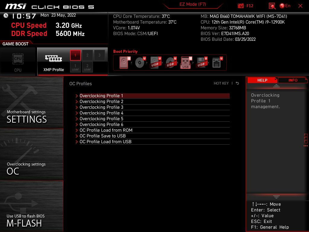 MSI MAG B660 Tomahawk WIFI