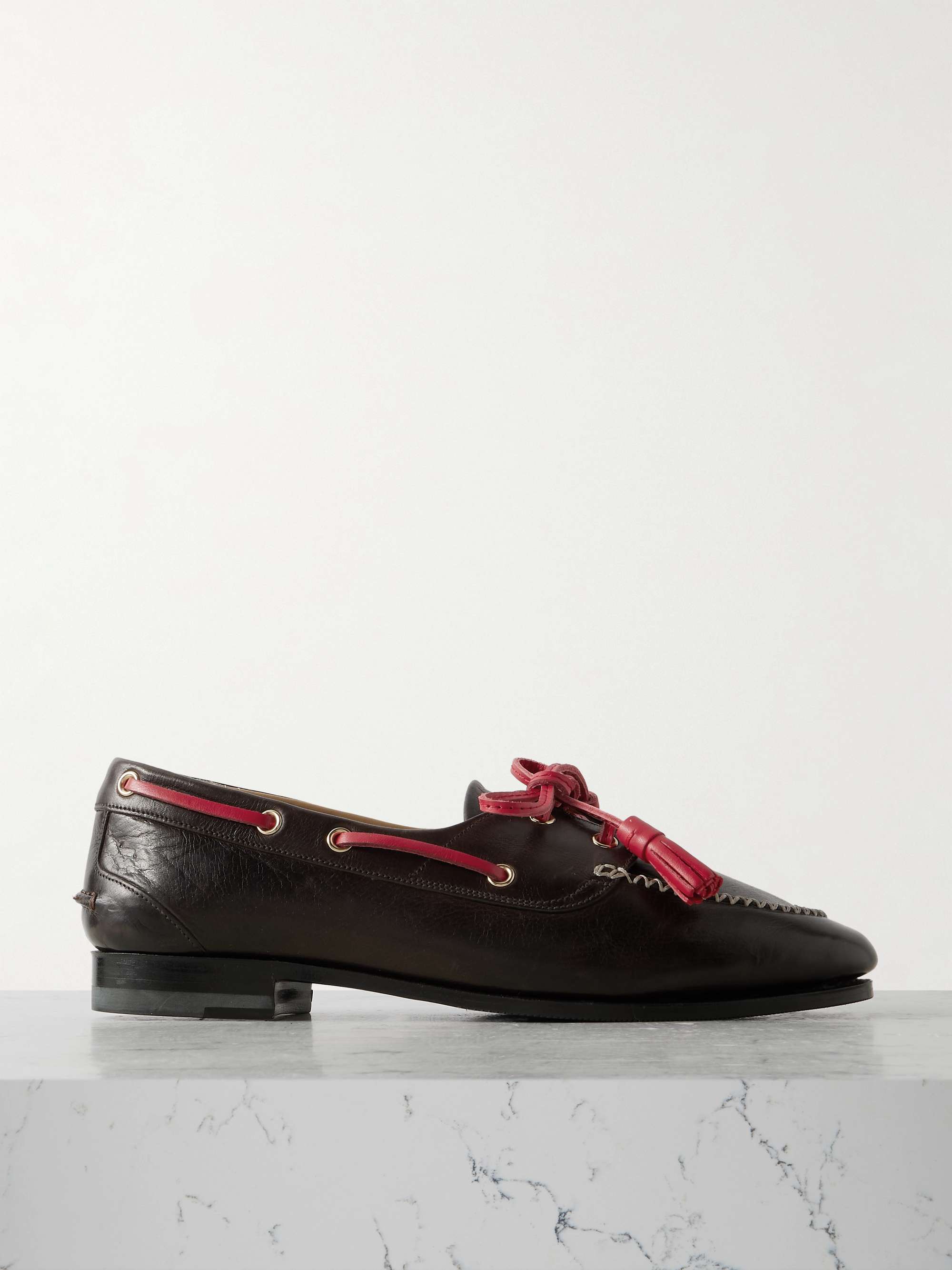 Tasseled Leather Loafers