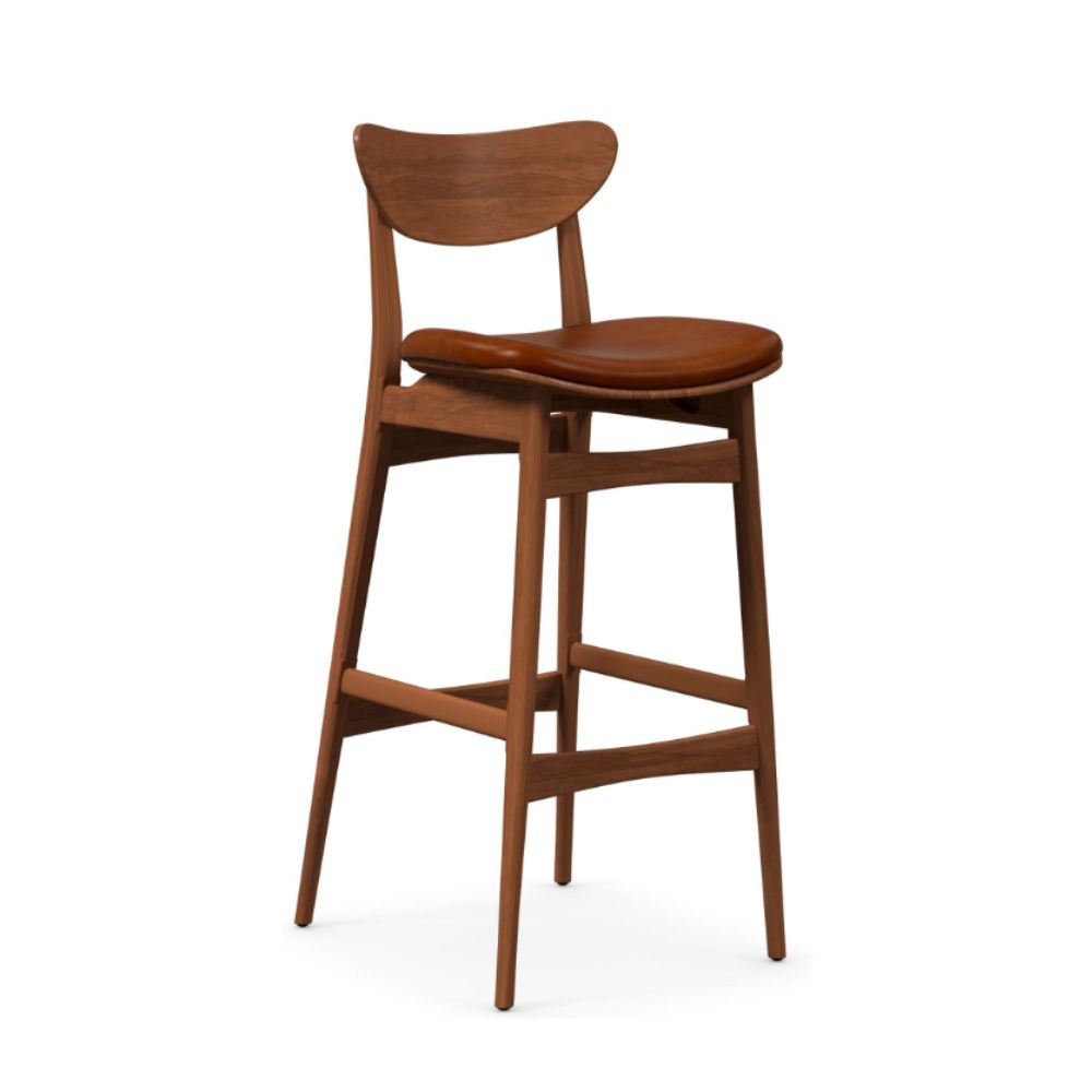 Wooden bar stool