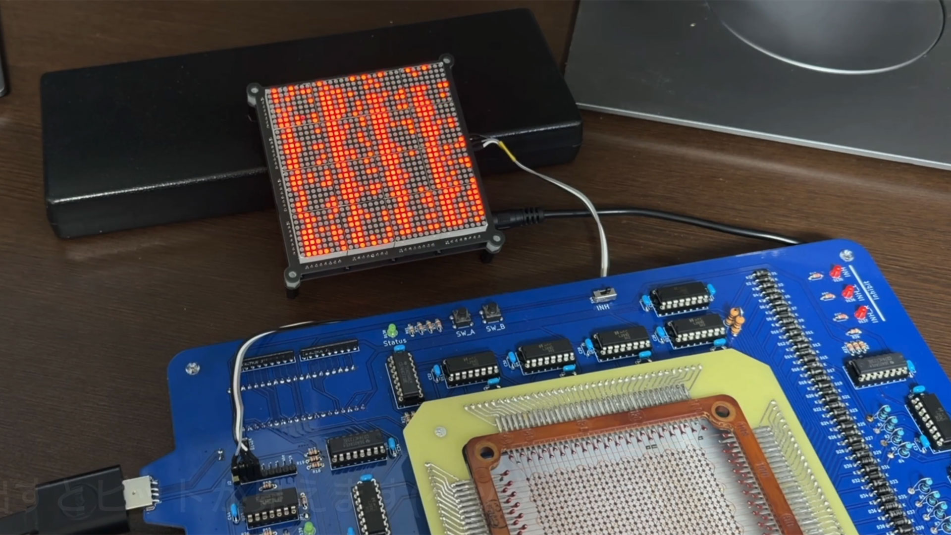 PC-to-PC USB magnetic core memory tests.