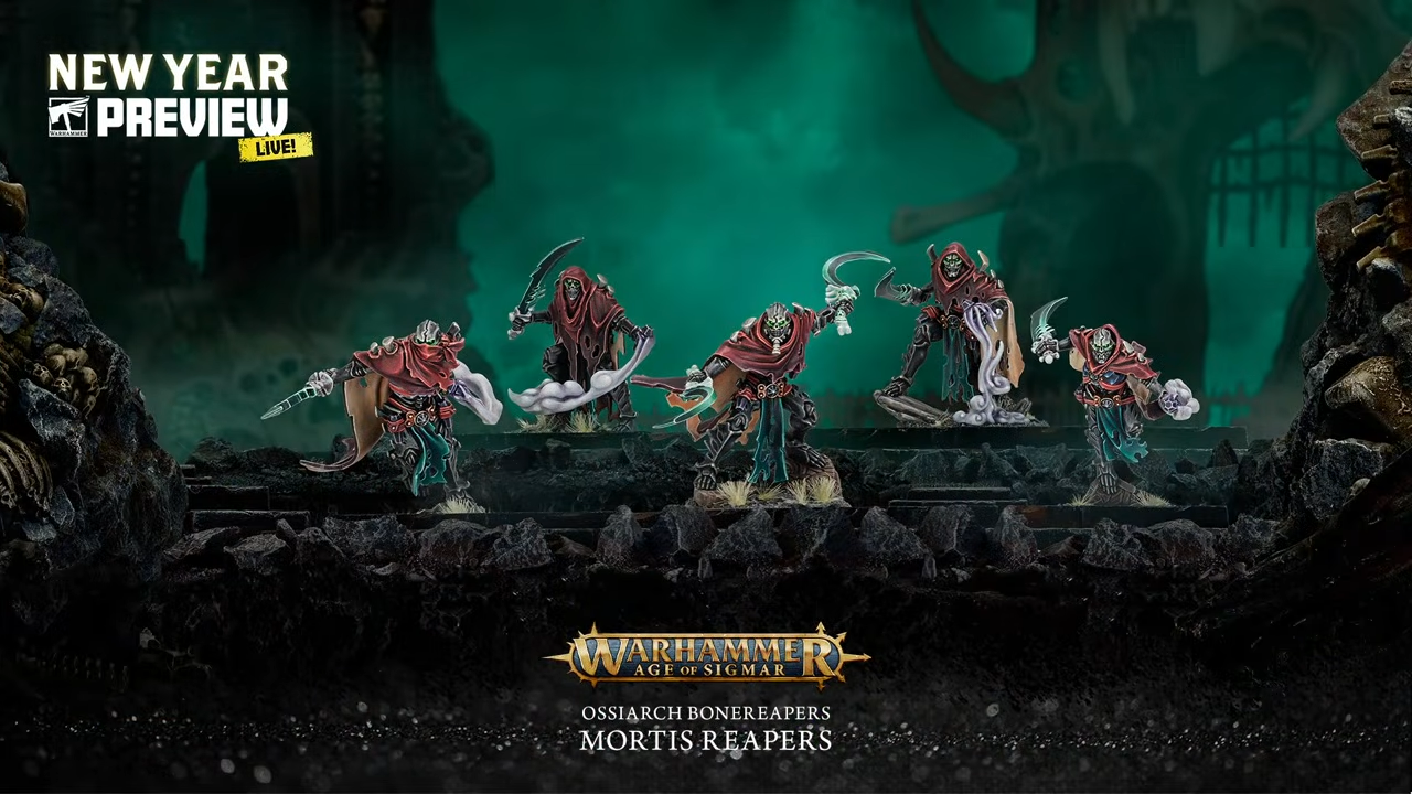 Warhammer Ossiarch Bonereapers models