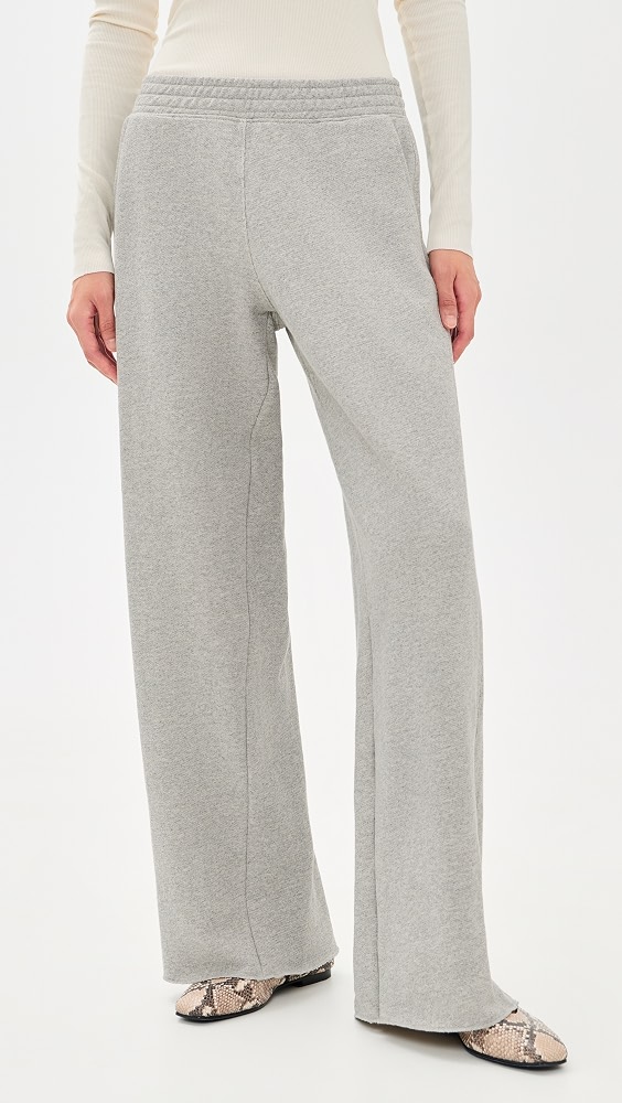 Leni French Terry Sweatpants - Heather Grey
