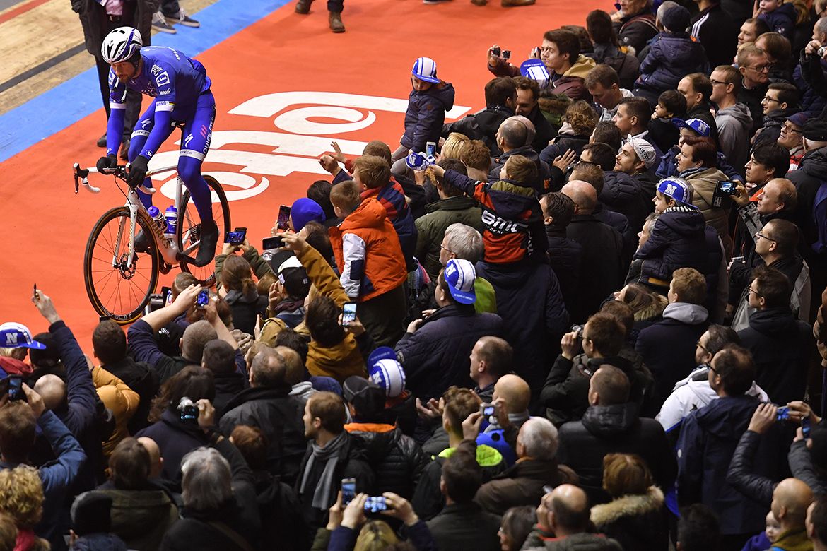 Tom Boonen ahead of his final Omloop Het Nieuwsblad start