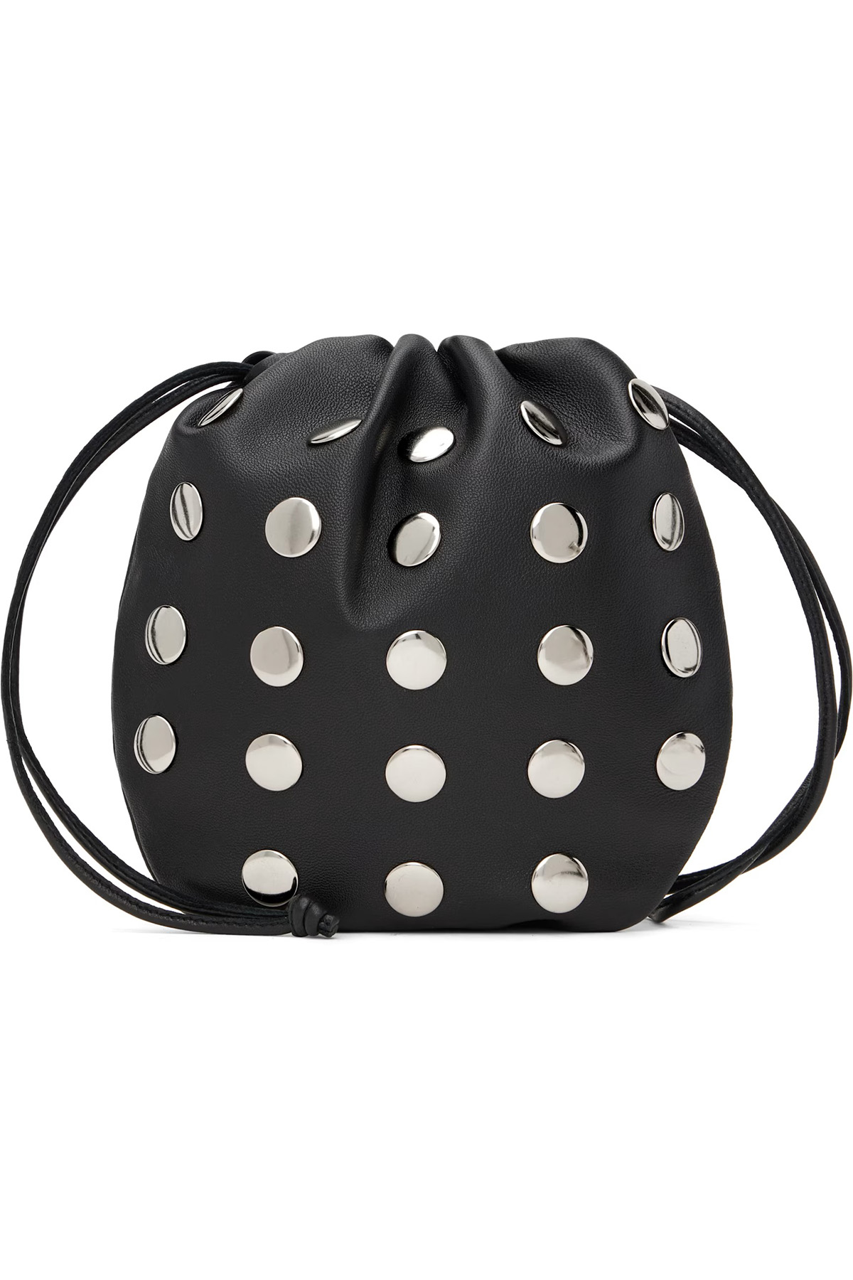 Black Jacinta Studded Pouch