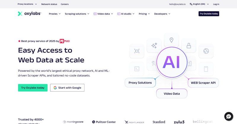Oxylabs Review: Pros & Cons, Features, Ratings, Pricing and more