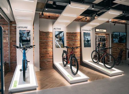 Sigma Sports ebike shop inside 