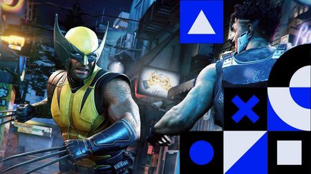 A screenshot for Marvel's Wolverine with a PS5 State of Play graphics overlay