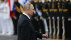 President Putin Attends Navy Day Parade