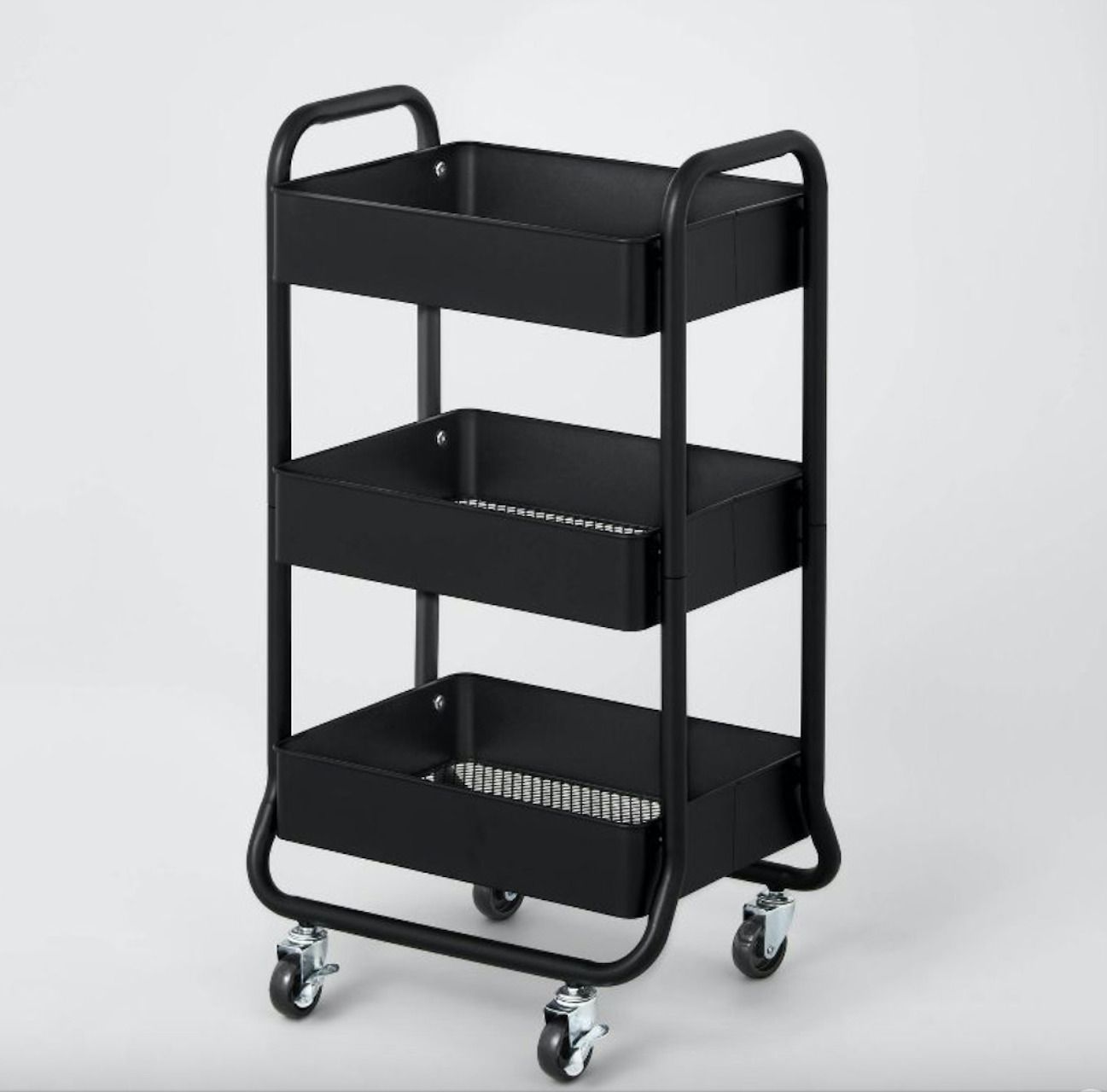 Keranjang utilitas logam 3 tingkat