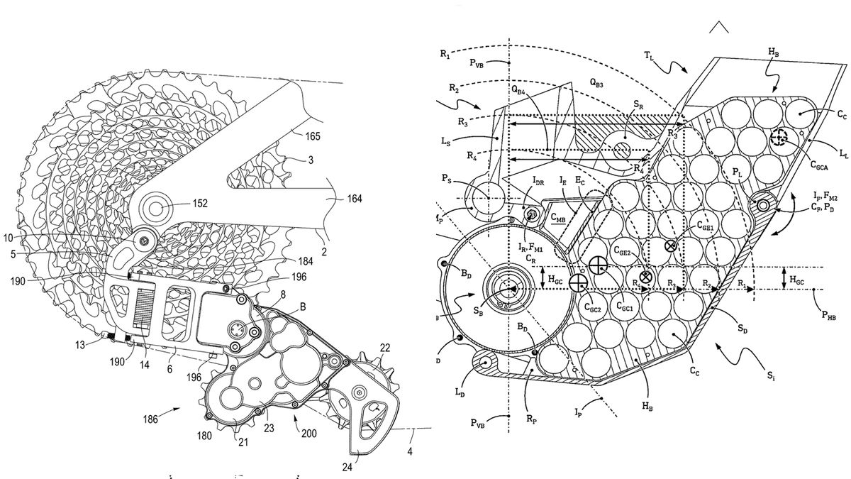 SRAM e-MTB motor patent