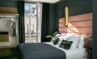 La Planque hotel guestroom, Paris, France