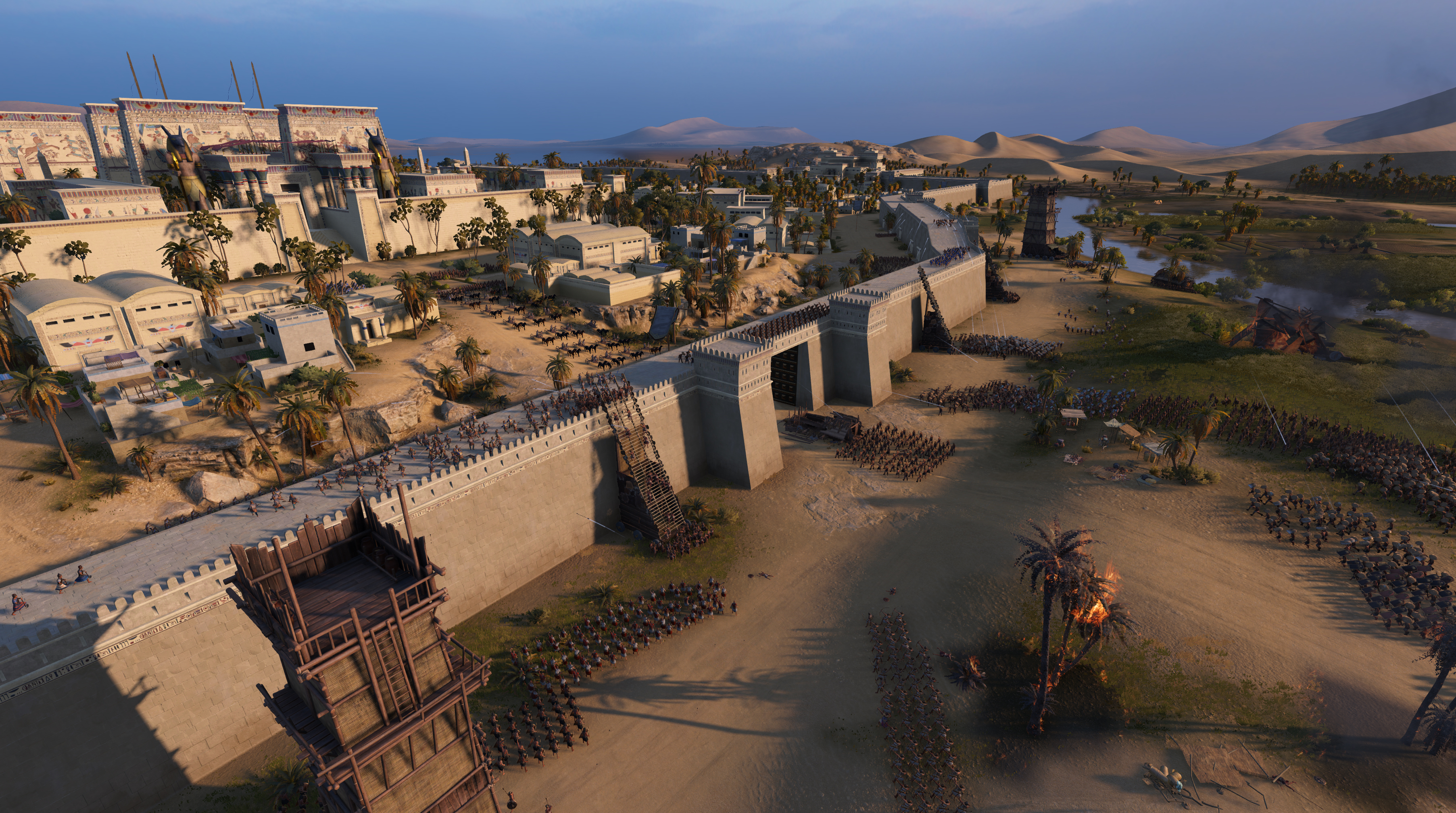  Total War: Pharaoh is making huge changes to battles, from dynamic weather and terrain to armour degradation 