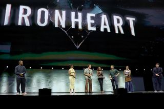 The cast of "Ironheart" at D23 2024