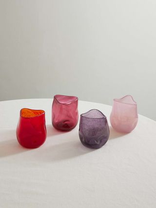 Set of Four Recycled-Glass Tumblers