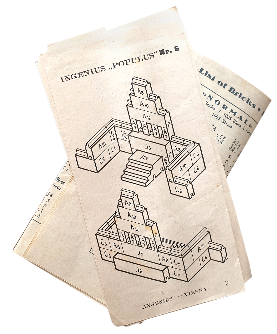 Ingenius construction kit (&amp;ldquo;The New City&amp;rdquo;), Ingenius Technische- und Handels-GmbH, Austria, 1924 topresumably 1929&amp;copy; Claus Krieger Collection