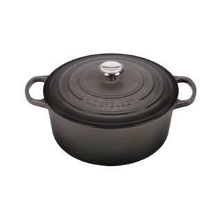 oyster color dutch oven from le creuset