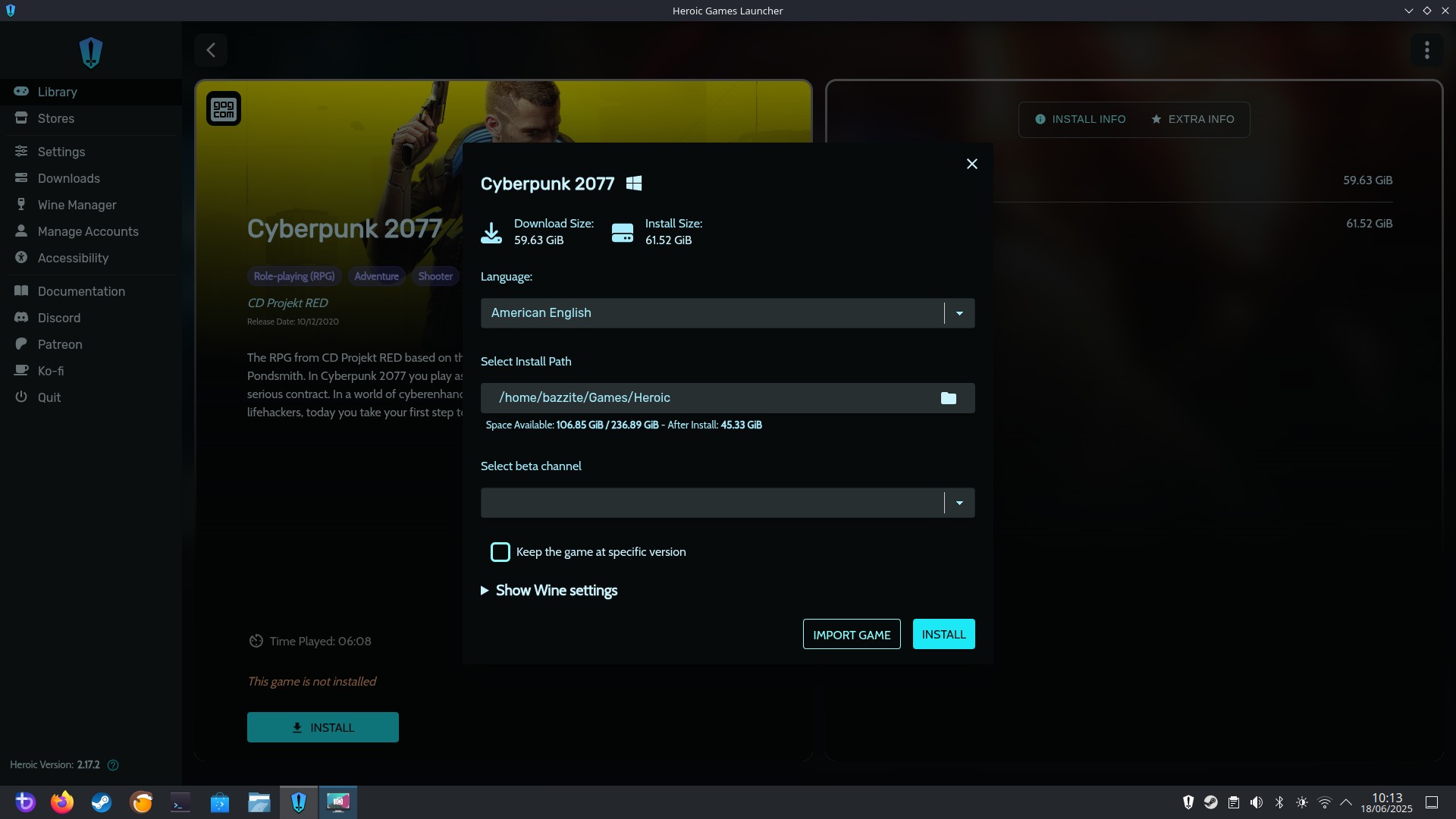 Heroic Games Launcher