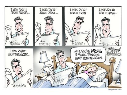 Political cartoon Mitt Romney