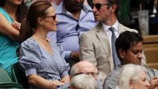 Pippa Middleton gingham Wimbledon dress