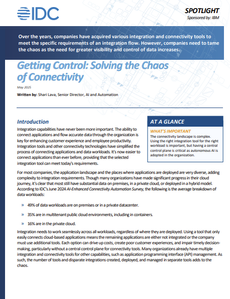 Getting Control: Solving the Chaos of Connectivity