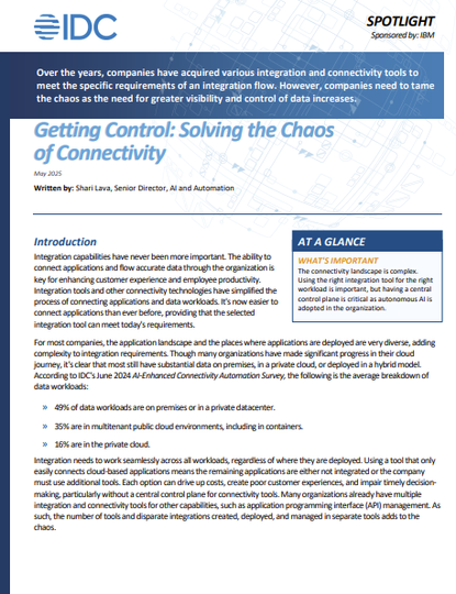 Getting Control: Solving the Chaos of Connectivity